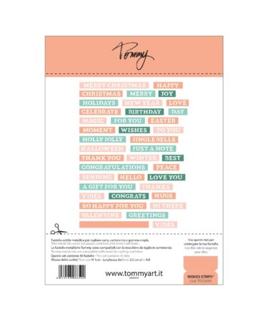 TOMMY ART -Tommy fustella – Wishes Strips®