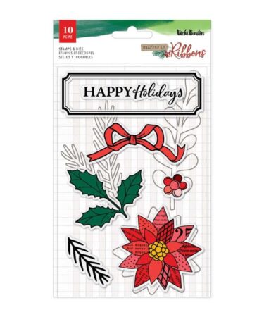Vicki Boutin -  Collezione Wrapped In Ribbons - Stamp Set Acrylic