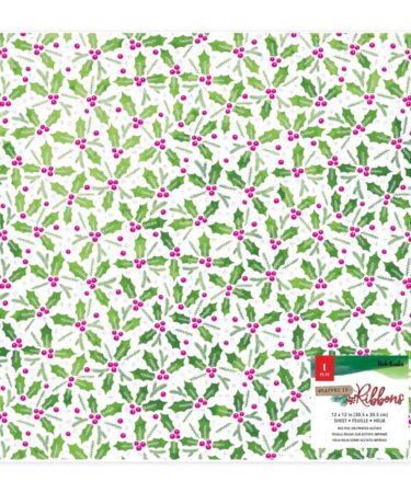 Vicki Boutin -  Collezione Wrapped In Ribbons -  Specialy Paper 12"X12" -Acetate