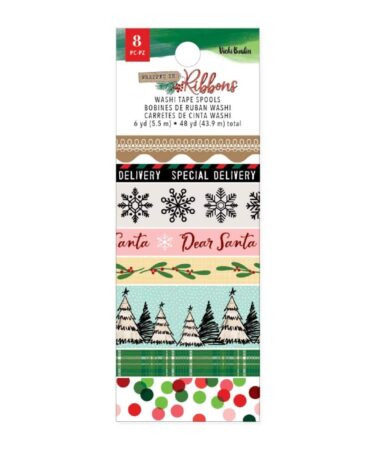 Vicki Boutin -  Collezione Wrapped In Ribbons - Washi Tape (8 pezzi)