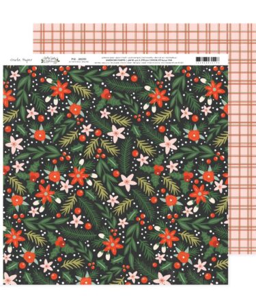 Crate Paper - Collezione Holly Jolly -  Double-Sided Cardstock 12"X12"- #10