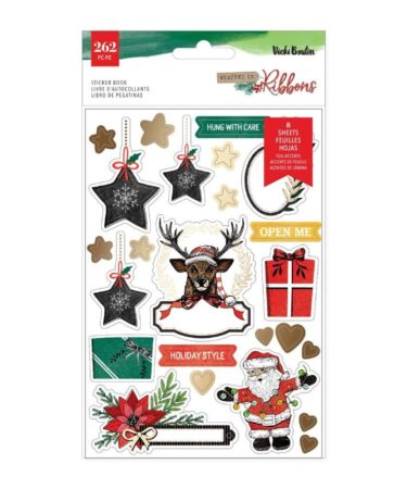 Vicki Boutin -  Collezione Wrapped In Ribbons - Sticker Book(8 fogli)