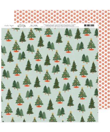 Crate Paper - Collezione Holly Jolly -  Double-Sided Cardstock 12"X12"- #5
