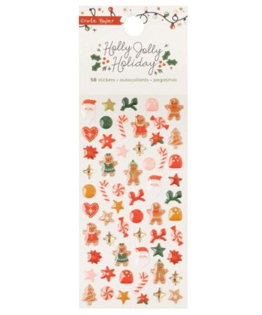 Crate Paper - Collezione Holly Jolly -  Enamel Dots (60 pezzi)
