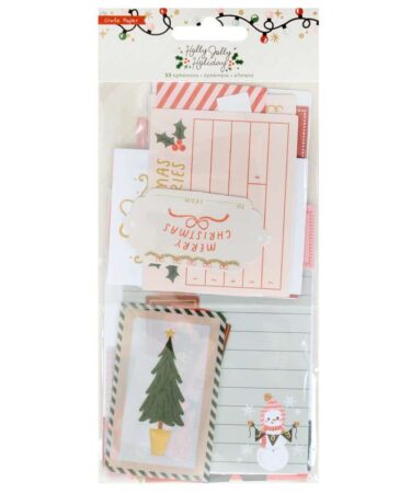 Crate Paper - Collezione Holly Jolly - Ephemera Journaling