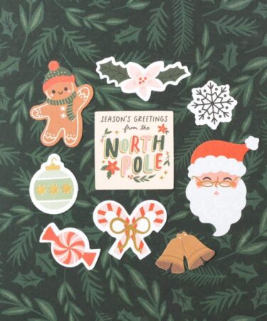 Alternative view of Crate Paper - Collezione Holly Jolly - Ephemera Icons