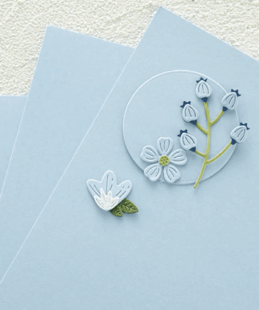 SPELLBINDERS -  Color Essential Cardstock 8.5 x 11” -  Raindrop