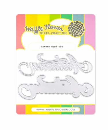 Waffle Flower  - Autumn Word Die