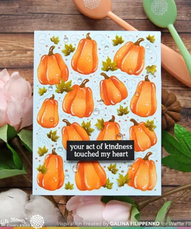 Alternative view of IL NEGOZIO DELLA MAMMA DI CLE – USATI DALLA CLE –Waffle Flower  - Pumpkin Patch Panel Die