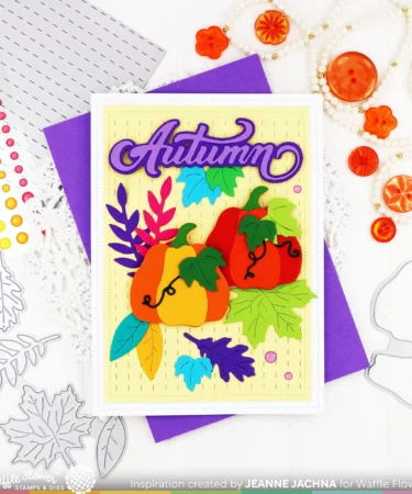 Alternative view of Waffle Flower  - Autumn Icons Die