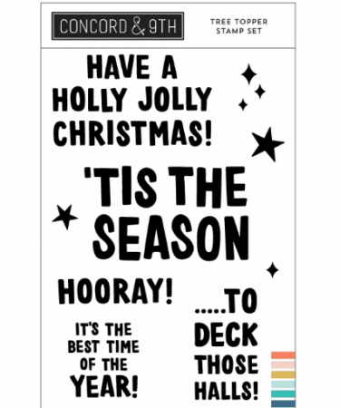 Concord & 9th - Tree Topper Stamp Set (4 x 6)