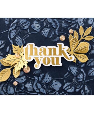 Alternative view of Spellbinders - Fresh Picked Floral Frame 3D Embossing Folder