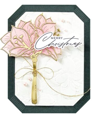 Alternative view of Spellbinders - Amaryllis Garden 3D Embossing Folder