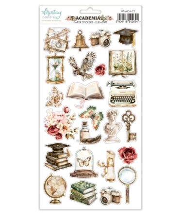 MINTAY -  Collezione ACADEMIA - Paper Stickers - Element (6"x12")