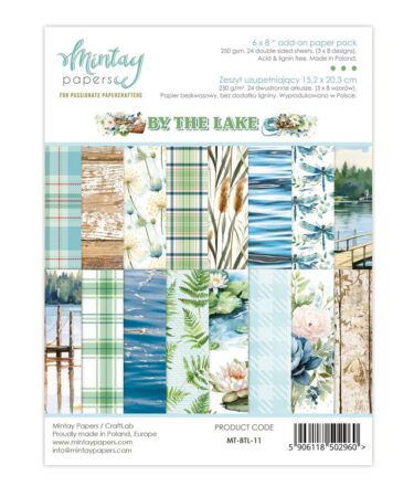 MINTAY - Collezione BY THE LAKE - Add-On Paper Pack (6"x8")