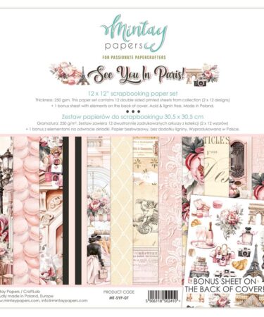 MINTAY - Collezione SEE YOU IN PARIS -  30x30 cm (12"x12")