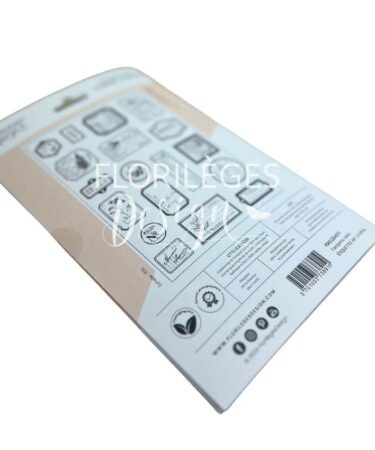 Florileges Design -  Collezione CARNET NATURE -Timbro in silicone ÉTIQUETTES ART JOURNAL