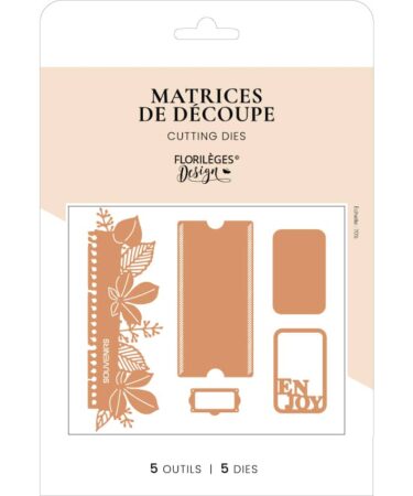 Florileges Design -   Collezione CARNET NATURE -Fustelle CARNET D'AUTOMNE