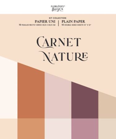 Florileges Design -  Collezione CARNET NATURE -Kit tinta unita