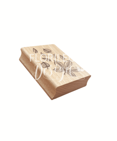 Florileges Design -  Collezione CARNET NATURE -Timbro in legno FEUILLES DANSANTES