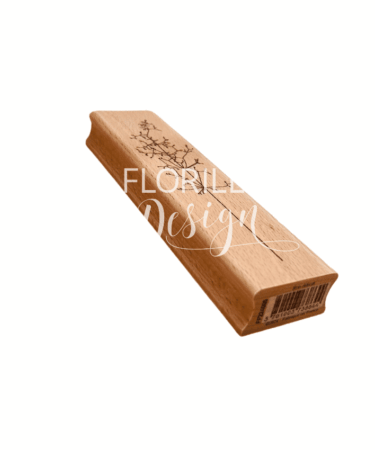 Florileges Design -  Collezione CARNET NATURE -Timbro in legno BRIN DÉLICAT