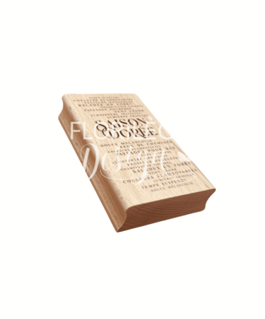 Florileges Design -  Collezione CARNET NATURE -Timbro in legno SAISON DORÉE