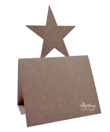 Mintay - Basic - Star Card Base - Kraft