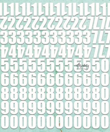 Mintay - Chippies - Decor - Numbers 2