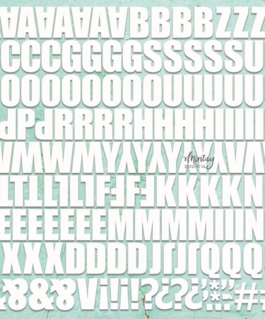 Mintay - Chippies - Decor - Monograms 2