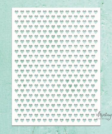 Mintay - Stencil 6"x8" - Heart to Heart