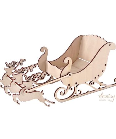 Mintay - Woodies - Decor - Christmas Sleigh