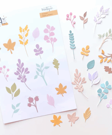 MINTOPIA - Collezione Moka -Set di fustelle - Hojas y ramas