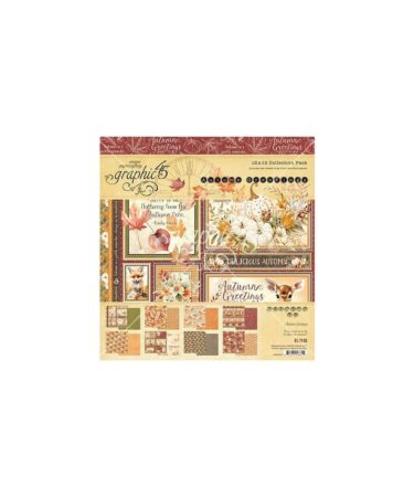 Graphic 45 Collezione Autumn Greetings - Collection Pack 12"X12"