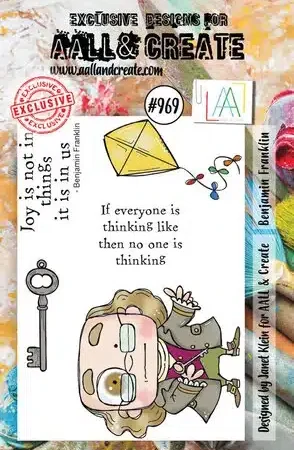 AALL & CREATE - Stamp Set A7 Benjamin Franklin