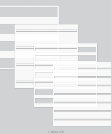 CONCORD & 9TH - Layered Plaid Stencil Pack (4 qty; 6 x 6)