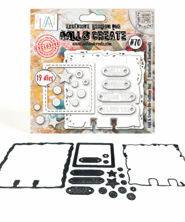 AALL & CREATE - Die-Cutting Die Set - Starbolted Sentiments  #70