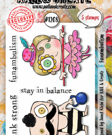 AALL & CREATE- A7 Stamp Set - Funambulism - #1208