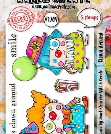 AALL & CREATE - A7 Stamp Set - Clown Around - #1209