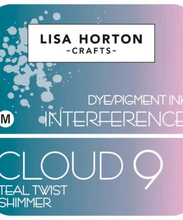 Lisa Horton Crafts Interference Ink Pad - Teal Twist Shimmer