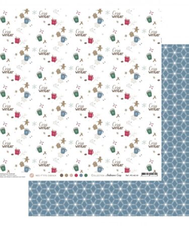 Mes Ptits Ciseaux - Collezione Ambiance cosy - carta numero 1