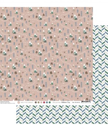 Mes Ptits Ciseaux - Collezione Ambiance cosy - carta numero 2