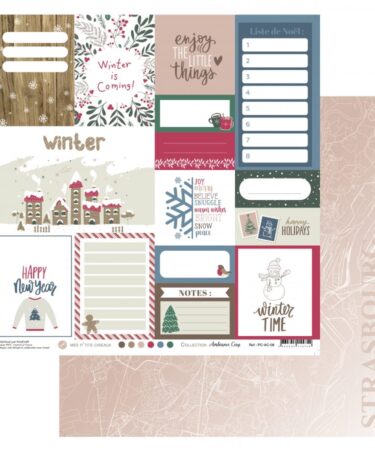 Mes Ptits Ciseaux - Collezione Ambiance cosy - carta numero 6