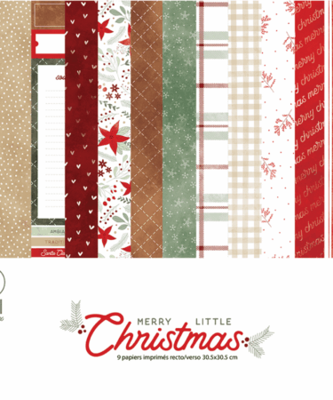 HA PI Little Fox - Collezione Merry little christmas - Paper Pack 12x12
