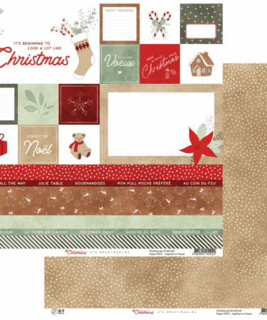 HA PI Little Fox - Collezione Merry little christmas - Carta numero 1