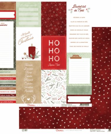 HA PI Little Fox - Collezione Merry little christmas - Carta numero 2