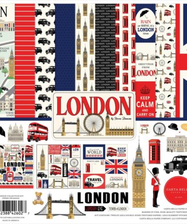 ECHO PARK - Collezione London - Collection Kit 12x12