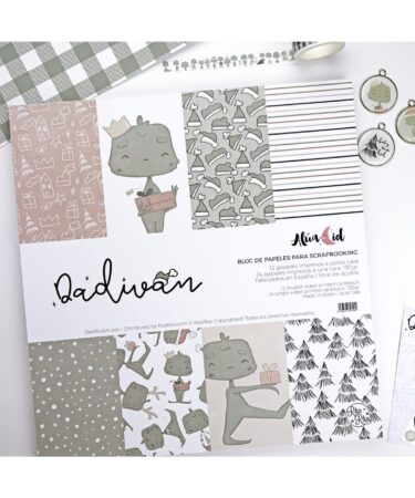 ALUA CID - Collezione Dadivan-  paper pad 12X12"
