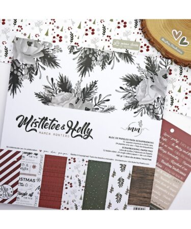 ALUA CID - Collezione Mistletoe &Holly - Paper pad 12x12"