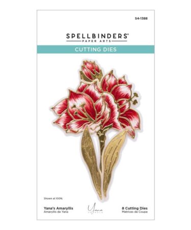 Spellbinders - Set di fustelle - Yana's Amaryllis Etched Dies