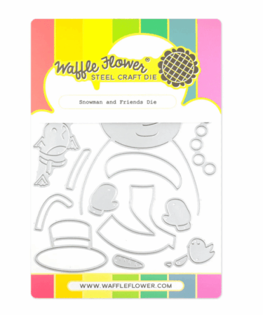 WAFFLE FLOWER - Snowman and Friends Die